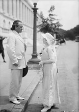 Mrs. James B. Longstreet with Sen. Vardaman, 1913. Creator: Harris & Ewing.