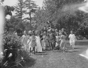 Theatrical performance at Dongan Hall, 1921 May 27. Creator: Arnold Genthe.