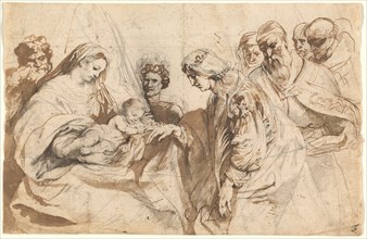 The Mystic Marriage of Saint Catherine, c. 1618. Creator: Anthony van Dyck.