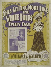 'She's getting mo' like the white folks every day', 1901. Creator: Unknown.