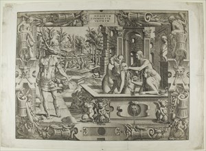 Diana and Actaeon (the Metamorphosis of Acteon), 1544. Creator: Jean Mignon.