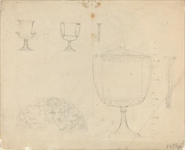 Sheet of Studies [recto and verso], in or after 1819. Creator: John Flaxman.