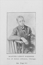 Master Leroy Johnson; Son of James Johnson, Chicago, 1907. Creator: Unknown.