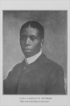 Paul Lawrence Dunbar; The favorite Poet of the race, 1907. Creator: Unknown.