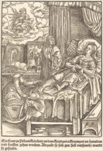 Ein fraw zu Peham Kirchen ..., c. 1503. Creator: Master of the Legend Scenes.