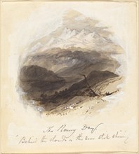 Illustration for Longfellow's "The Rainy Day", 1850s. Creator: Birket Foster.