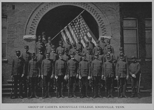 Group of cadets, Knoxville College, Knoxville, Tenn., 1902. Creator: Unknown.