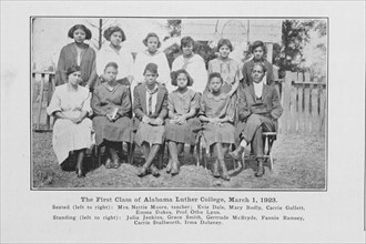 First Class of Alabama Luther College, March 1, 1923, 1927. Creator: Unknown.