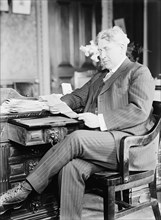 Lindley M. Garrison, Secretary of War, at Desk, 1913. Creator: Harris & Ewing.