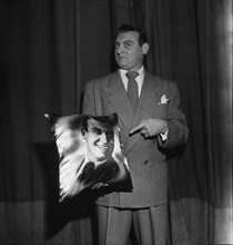 Portrait of Frankie Laine, New York, N.Y., 1946. Creator: William Paul Gottlieb.