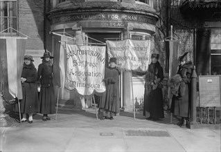 Woman Suffrage - Minnesota Group at Headquarters, 1917. Creator: Harris & Ewing.