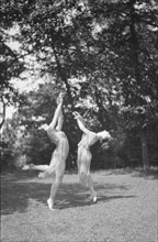 Desha and Leah dancing in Port Washington, 1921 Aug. 21. Creator: Arnold Genthe.