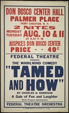 Tamed and How, Port Chester, NY, [1930s]. Creators: Unknown, Charles H Harrison.