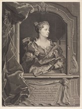 Elizabeth de Gouy, femme de Hyacinthe Rigaud, 1743. Creator: Johann Georg Wille.