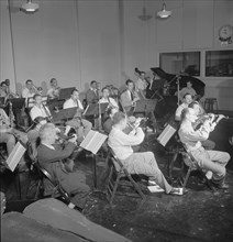 Billy Eckstine's orchestra, New York, N.Y., 1946. Creator: William Paul Gottlieb.
