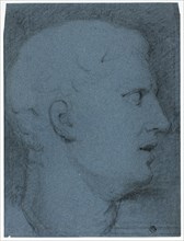 Profile of Head after a Cast (recto and verso), n.d. Creator: George Henry Harlow.