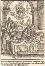 Ein Jungling von Friderschpach ..., c. 1503. Creator: Master of the Legend Scenes.