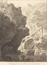 The Waterfall (Wasserfall im Werdenfelsischen), 1805. Creator: Max Josef Wagenbauer.