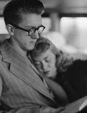 Portrait of June Christy and Bob Cooper, 1947 or 1948. Creator: William Paul Gottlieb.