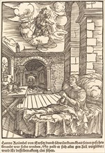 Hanns Krumbel von Ewsitz... d'organdie, c. 1503. Creator: Master of the Legend Scenes.