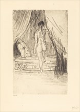 Volupte, Fantome Elastique! (Pleasure, elastic phantom!), 1890. Creator: Odilon Redon.