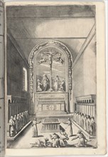 Church of the Stigmata (Chiesa delle Stimmate) [plate M], 1612. Creator: Jacopo Ligozzi.