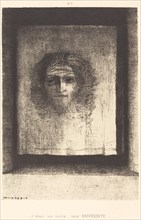 C'etait un voile, un empreinte (It was a veil, an imprint), 1891. Creator: Odilon Redon.
