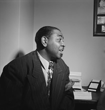 Portrait of Tyree Glenn, New York, N.Y.(?), ca. July 1947. Creator: William Paul Gottlieb.