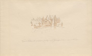 Schloss Lauter zwischen Creutznach u. Zweibrücken an d. Lauter. Creator: Julius von Leypold.