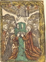 The Ascension, 1460/1480. Creator: Master of the Borders with the Four Fathers of the Church.