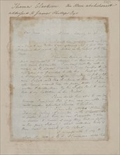 Autographed letter from Thomas Clarkson to James Phillips, 1796-02-21. Creator: Thomas Clarkson.