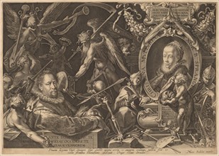 Bartholomaeus Spranger and his Late Wife Christina Muller, c. 1600. Creator: Aegidius Sadeler II.