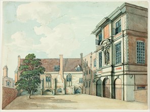 Remains of the Old Priory and Mathematical School, Christ's Hospital, n.d. Creator: Samuel Ireland.