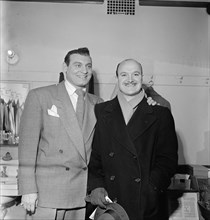 Portrait of Bud Freeman and Frankie Laine, New York, N.Y.(?), 1938. Creator: William Paul Gottlieb.