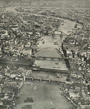 The Great Street Paved With Water The Thames from Southwark to Blackwall', 1937. Creator: Aerofilms.