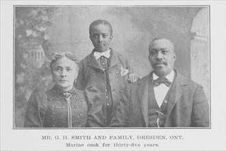Mr. G. H. Smith and family, Dresden, Ont.; Marine cook for thirty-five years, 1907. Creator: Unknown.