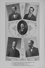 M.W. Dogan ; James Kelly ; E. Hansberry ; Walter M. Coshburn ; W.R. Pettiford, 1902. Creator: Unknown.