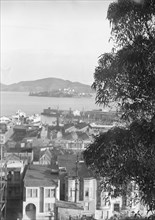 San Francisco view from residence of Mr. Bertram Alanson, between 1927 and 1942. Creator: Arnold Genthe.