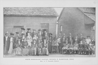 Sixth Missionary Baptist Church, E. Nashville, Tenn.; Rev. J. T. Tunstill; Pastor, 1907. Creator: Unknown.