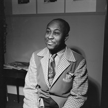 Portrait of Snub Mosley, William P. Gottlieb's office, New York, N.Y., 1946. Creator: William Paul Gottlieb.