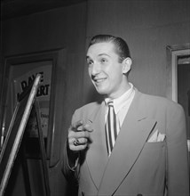 Portrait of Serge Chaloff, Club Troubadour(?), New York, N.Y., ca. Sept. 1947. Creator: William Paul Gottlieb.