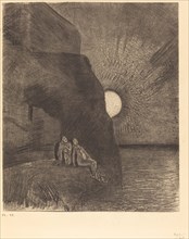 Sans cesse a mes cotes s'agite le demon (Ceaselessly by my side the demon stirs), 1890. Creator: Odilon Redon.