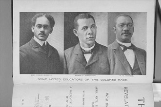 Some noted educators of the colored race; John Wesley Hoffman; Booker T. Washington..., 1902. Creator: Unknown.