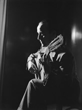 Portrait of Vincente Gomez, Café Society Uptown(?), New York, N.Y., ca. June 1946. Creator: William Paul Gottlieb.