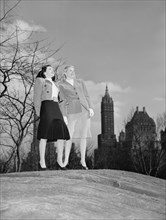 Portrait of Doris Day and Kitty Kallen, Central Park, New York, N.Y., ca. Apr. 1947. Creator: William Paul Gottlieb.
