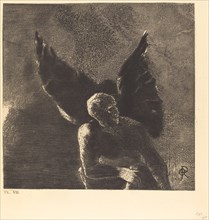 Gloire et louange a toi, satan, dans les hauteurs du ciel ou tu regnas, et dans les...), 1890. Creator: Odilon Redon.