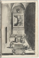 Interior of the Chapel of Mary Magdelene (Interno della cappella della Maddalena) [plate H], 1612. Creator: Jacopo Ligozzi.