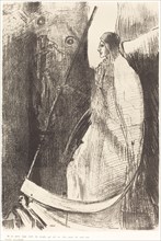 Et un autre ange sortit du temple qui est au ciel, ayant lui aussi une faucille tranchante..., 1899. Creator: Odilon Redon.
