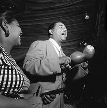 Portrait of Machito and Graciella Grillo, Glen Island Casino, New York, N.Y., ca. July 1947. Creator: William Paul Gottlieb.