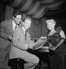 Portrait of Skitch Henderson and Andy Russell, Eddie Condon's, New York, N.Y., ca. Aug. 1947. Creator: William Paul Gottlieb.